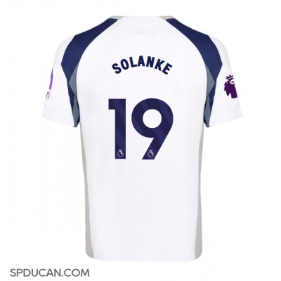 Muški Nogometni Dres Tottenham Hotspur Dominic Solanke #19 Domaci 2025-26 Kratak Rukav Muški Nogometni Dres Tottenham Hotspur Dominic Solanke #19 Domaci 2025-26 Kratak Rukav